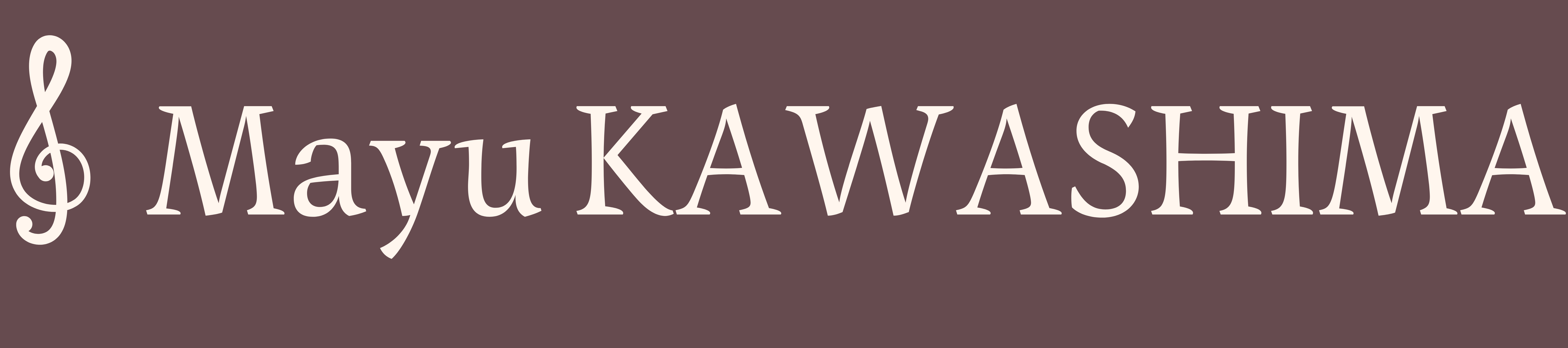 河島真悠 Mayu Kawashima Pianist